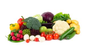 fresh vegetables on the white background PRUUA76