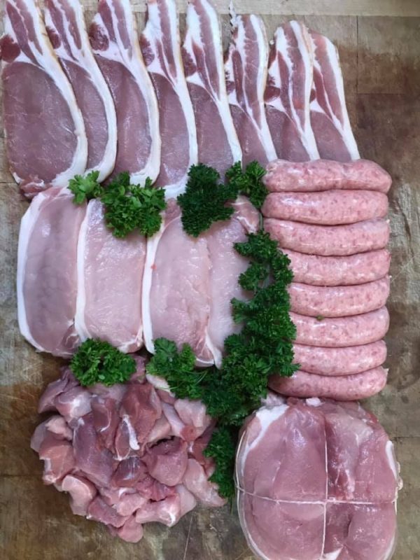 Our Norfolk Pork box. containing some of the finest pork in the UK today.