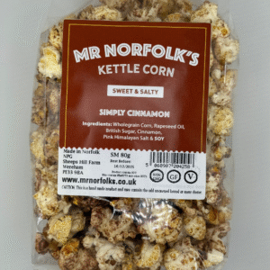 Mr Norfolk's Simply Cinnamon Kettle Corn 240g